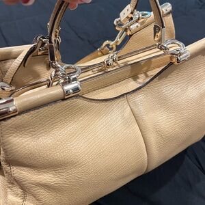 Coach Tan Leather Satchel